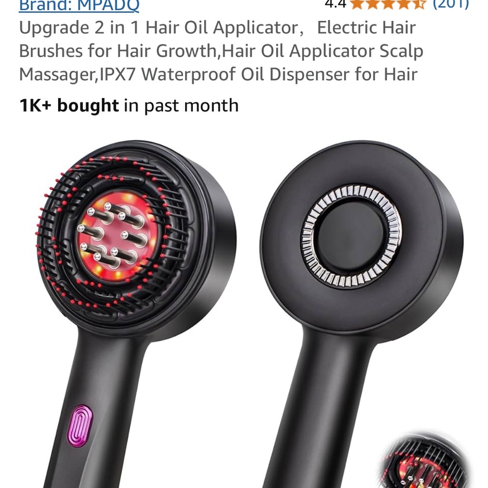 Hair oil massage comb